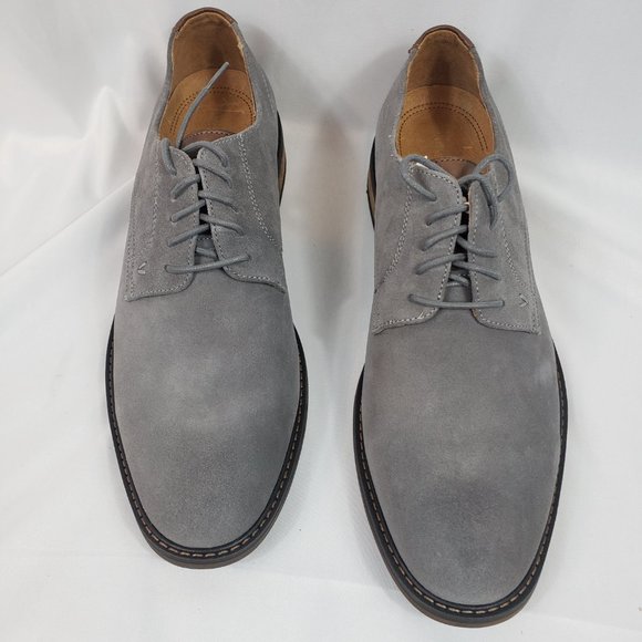 Mens Vionic Bowery Gray Suede Oxfords Size 13 main image 10